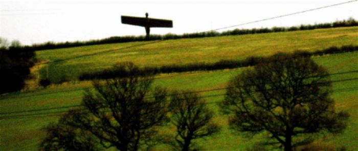 Angel of the North - taken from the train near Newcastle
