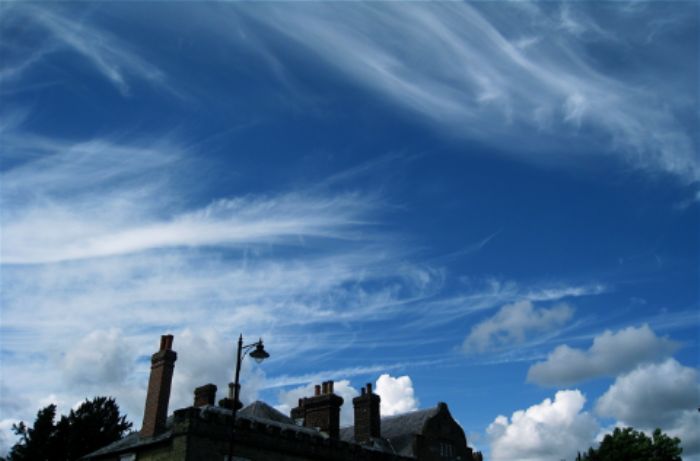 A romantic, summer cloudscape, Midhurst, Sussex 2010