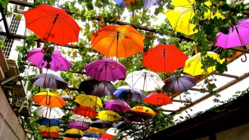 Umbrellas at Fethiye