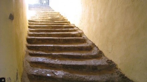 Bodrum - stairs leading into the castle