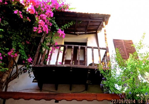 Kas - a typical rustic balcony