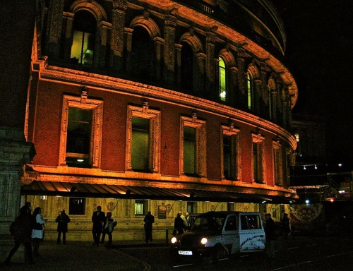 Evening at the Albert Hall, Kensington