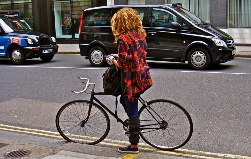 London biker fashionista