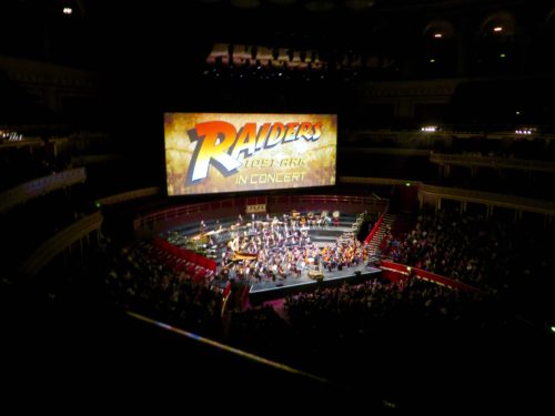 Front row seat at 'Raiders of the Lost Ark' Royal Albert Hall - 12 March 2016